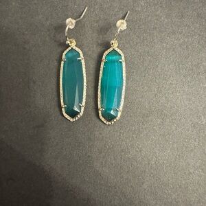 Kendra Scott green earrings